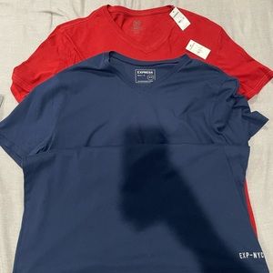 (2) Brand new with tag express v-necks